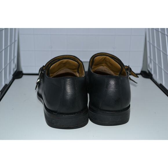 Cole Haan Giraldo C12444 Loafers Shoes Men\'s Size US 8 M Black Double Monk Strap main image 5